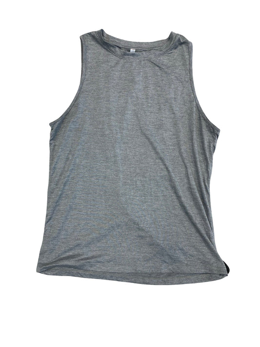 Athletic Tank Top By Fabletics In Grey, Size:M