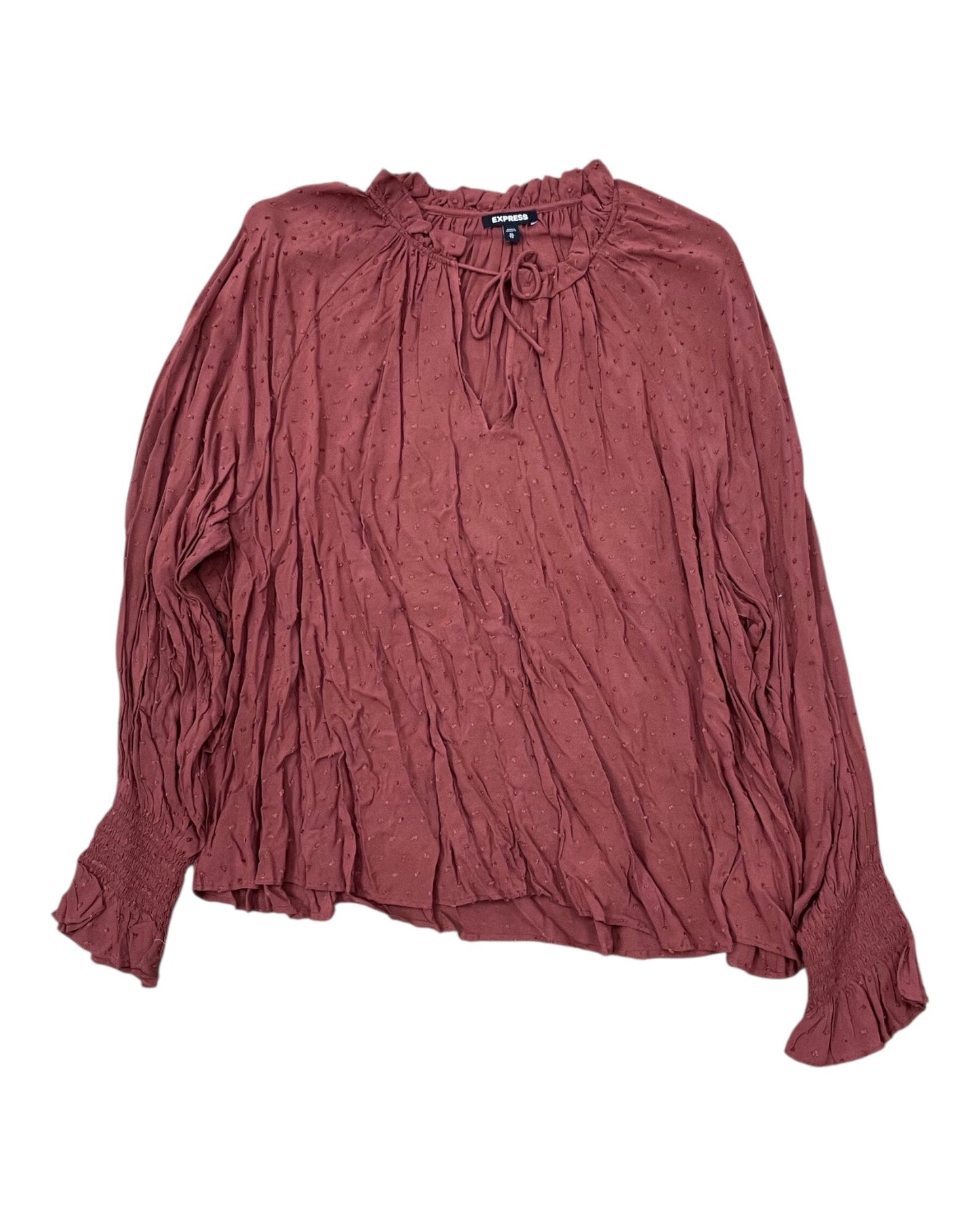 Top Ls By Express In Brown, Size:Xl