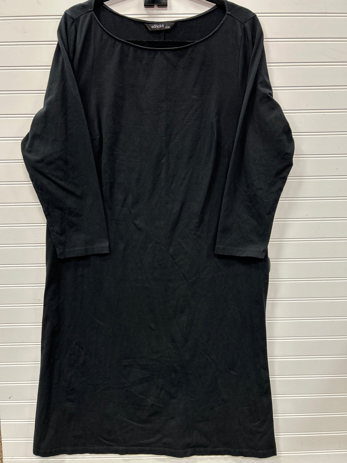 Dress Casual Maxi By Eshakti In Black, Size:1X