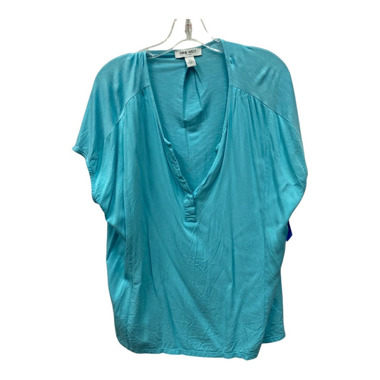 Top Ss By Nine West In Blue, Size:1X