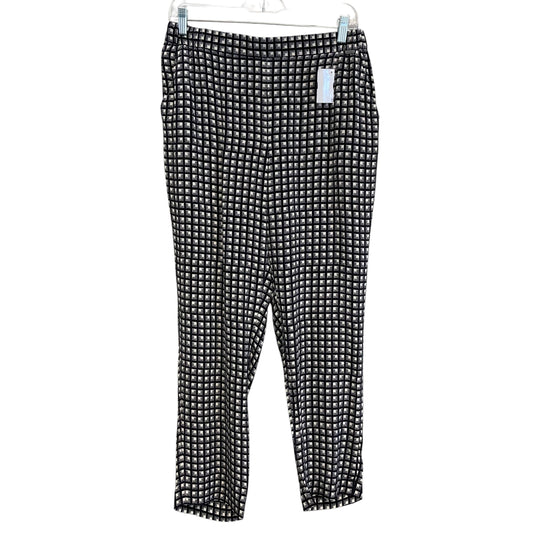 Pants Designer By St John Collection In Black & Cream, Size:6