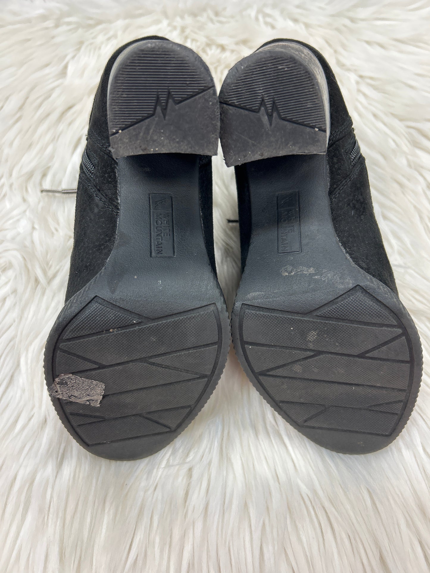 Boots Ankle Heels By White Mountain In Black, Size:7.5