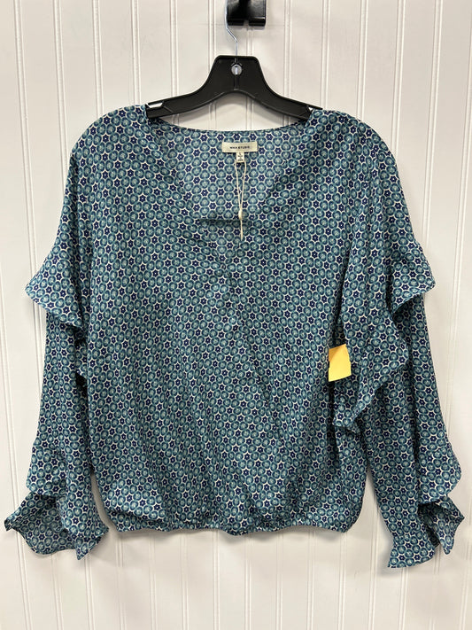 Top Ls By Max Studio In Blue, Size:L
