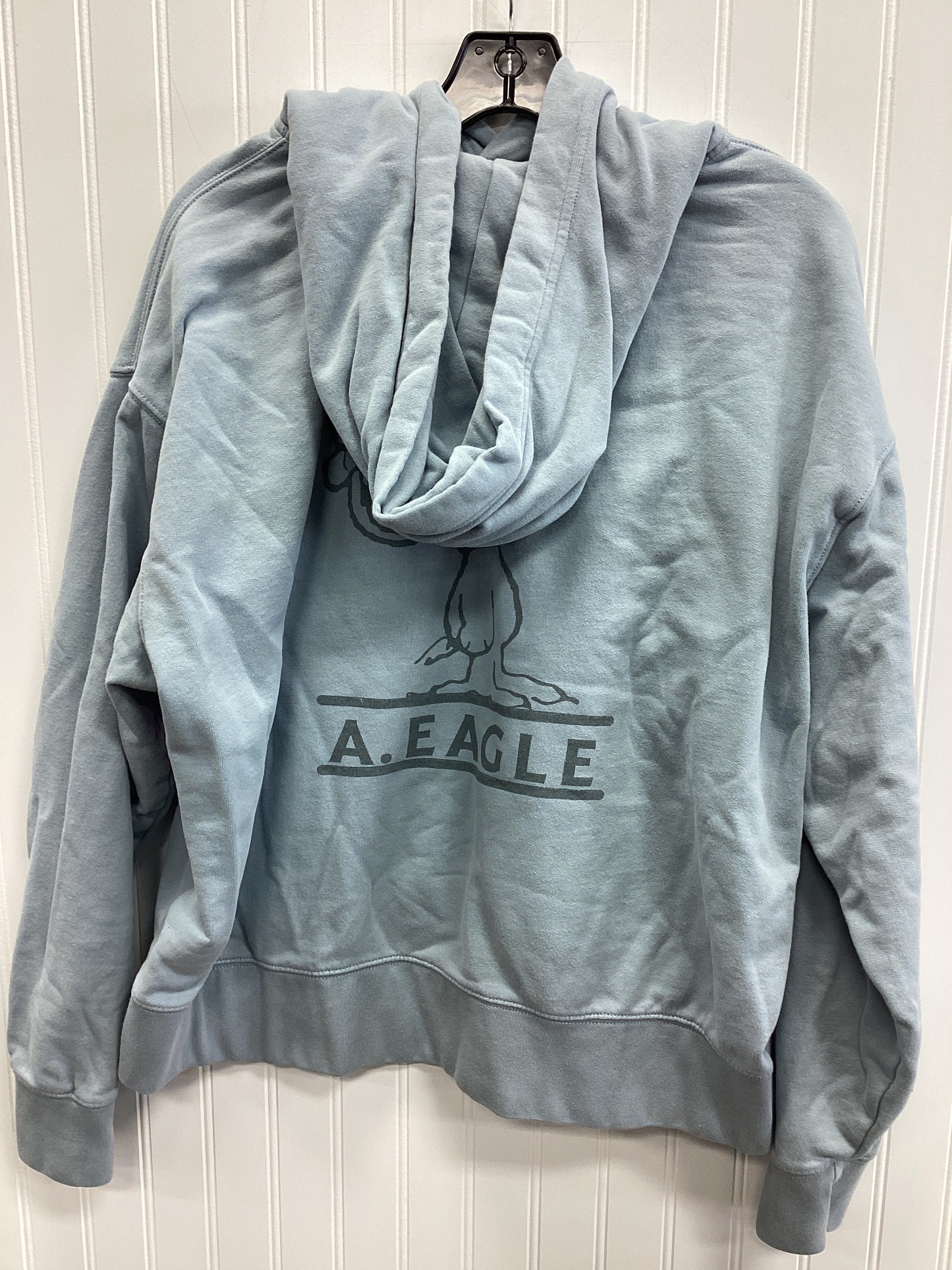 Sweatshirt Hoodie By American Eagle In Blue, Size:L
