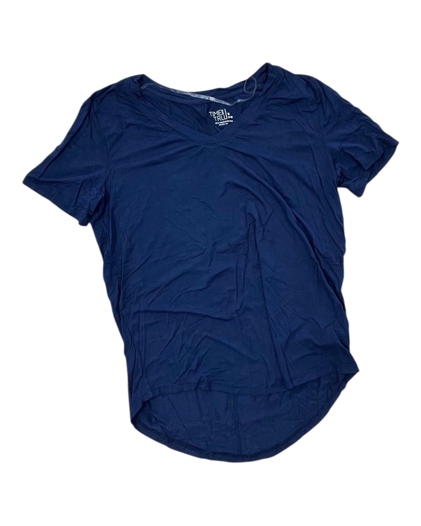 Top Ss By Time And Tru In Navy, Size:S