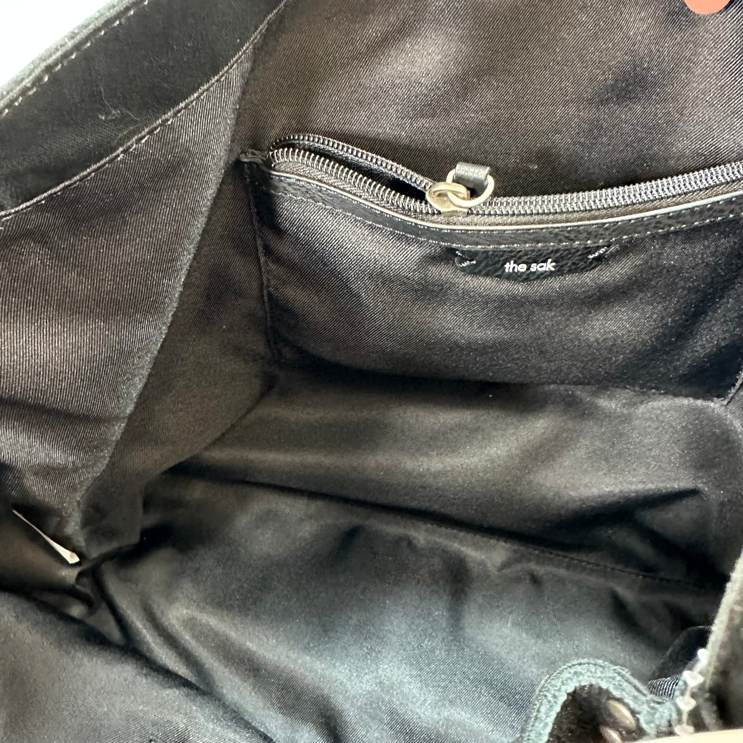 Sak Los Feliz large black leather tote Handbag By The Sak, Size: Large