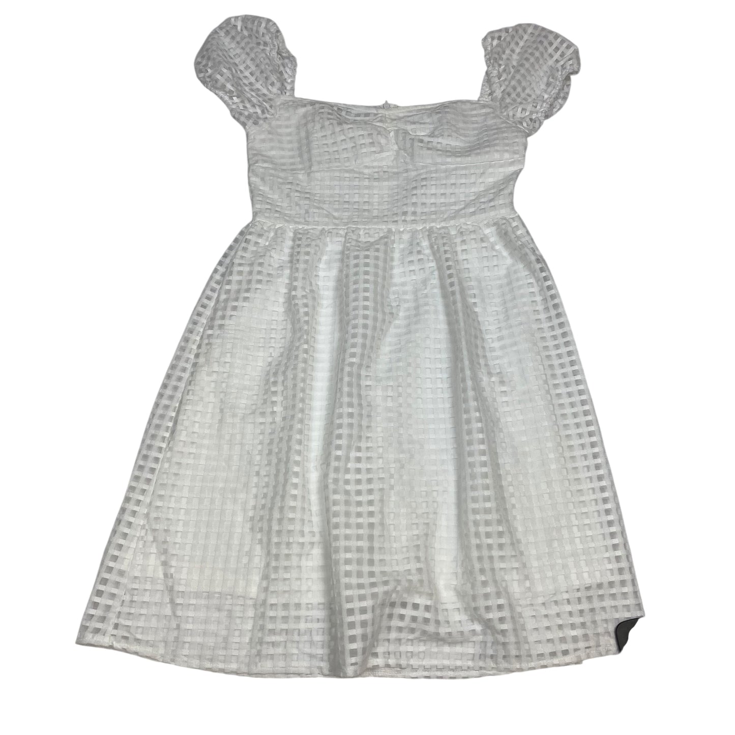 Dress Casual Short By Eilly Bazar In White, Size:S