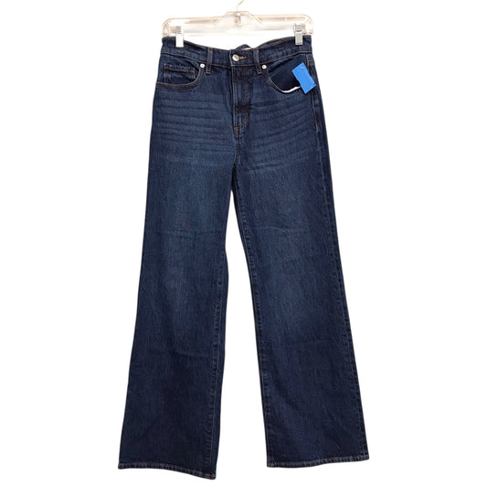 Jeans Boot Cut By Loft In Blue Denim, Size:0