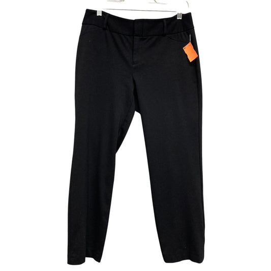 Pants Cropped By Michael By Michael Kors In Black, Size:10