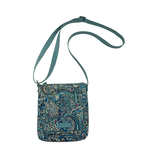 Crossbody By Vera Bradley In Aqua, Size:Small