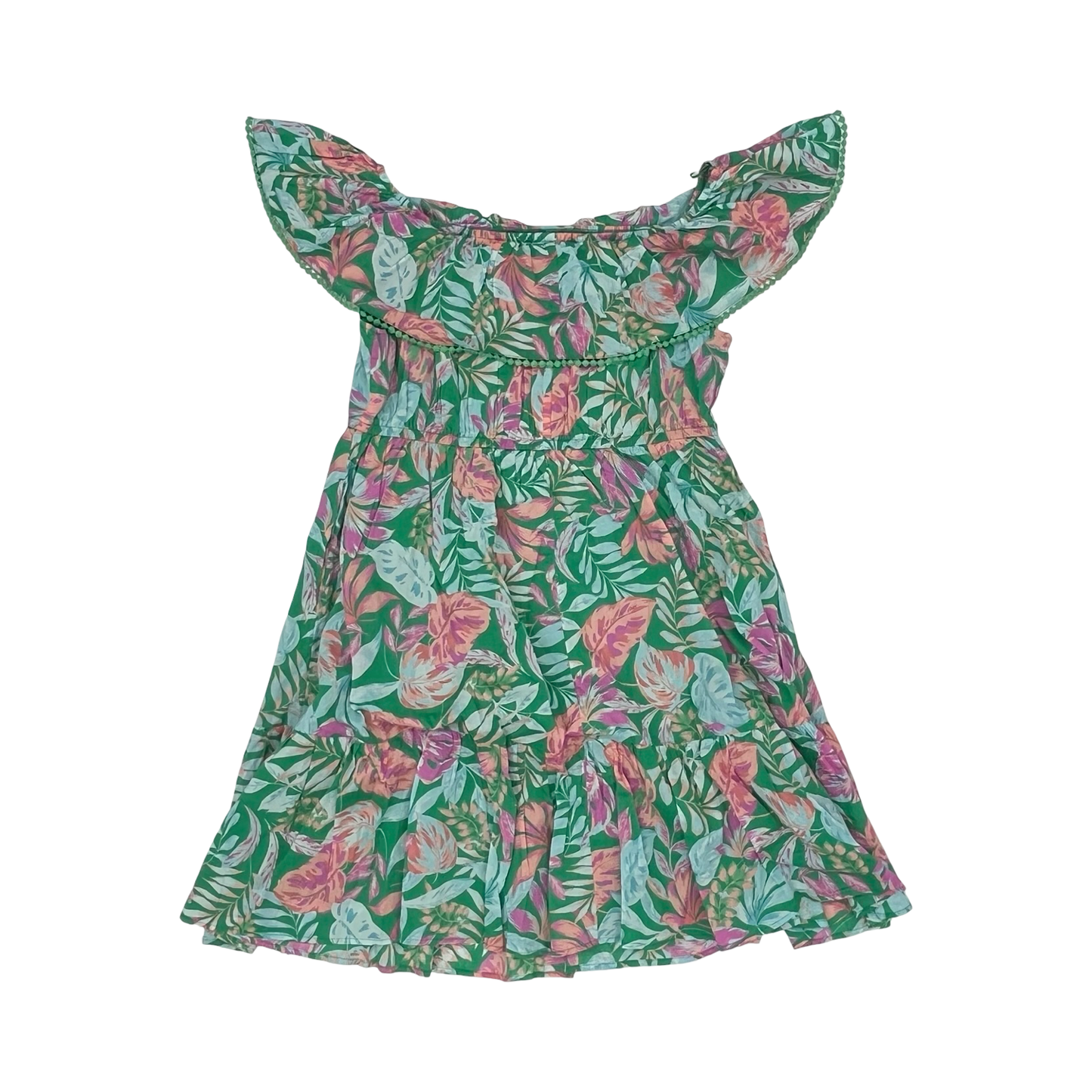 Dress Party Midi By Terra & Sky In Green, Size:1X
