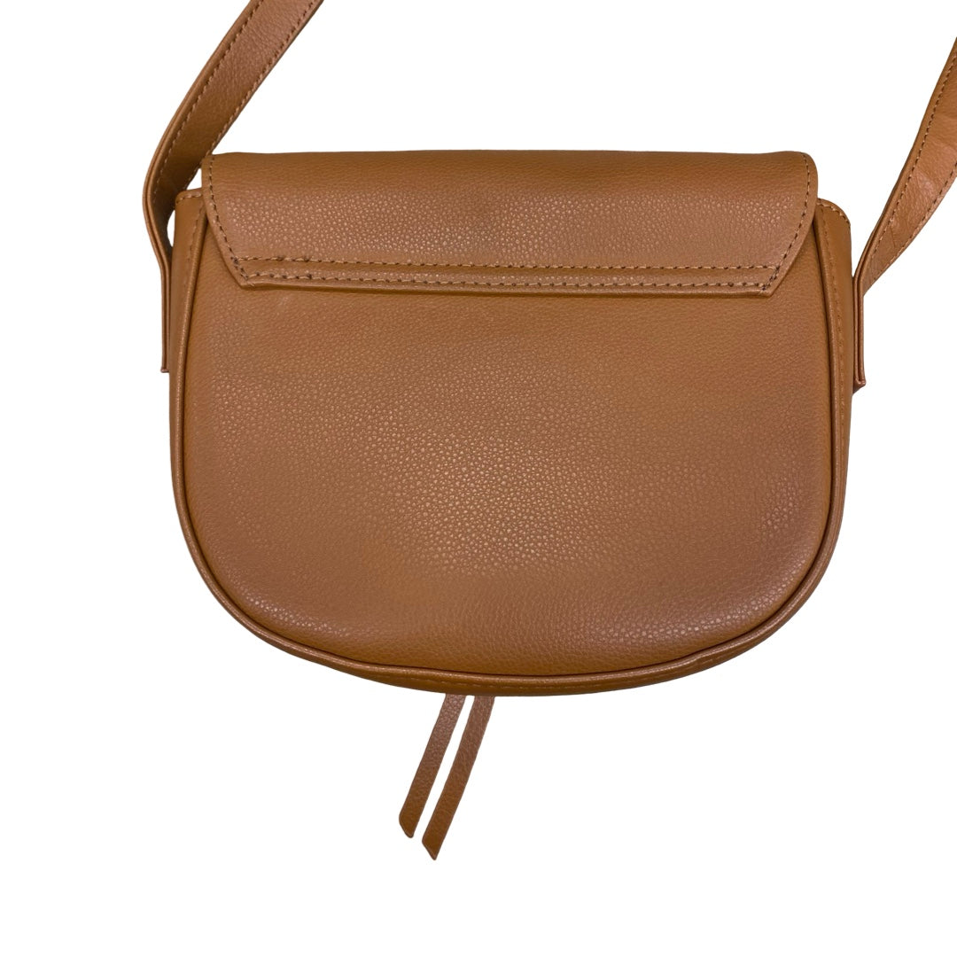 Handbag Leather By JJ WINTERS In Brown, Size:Small