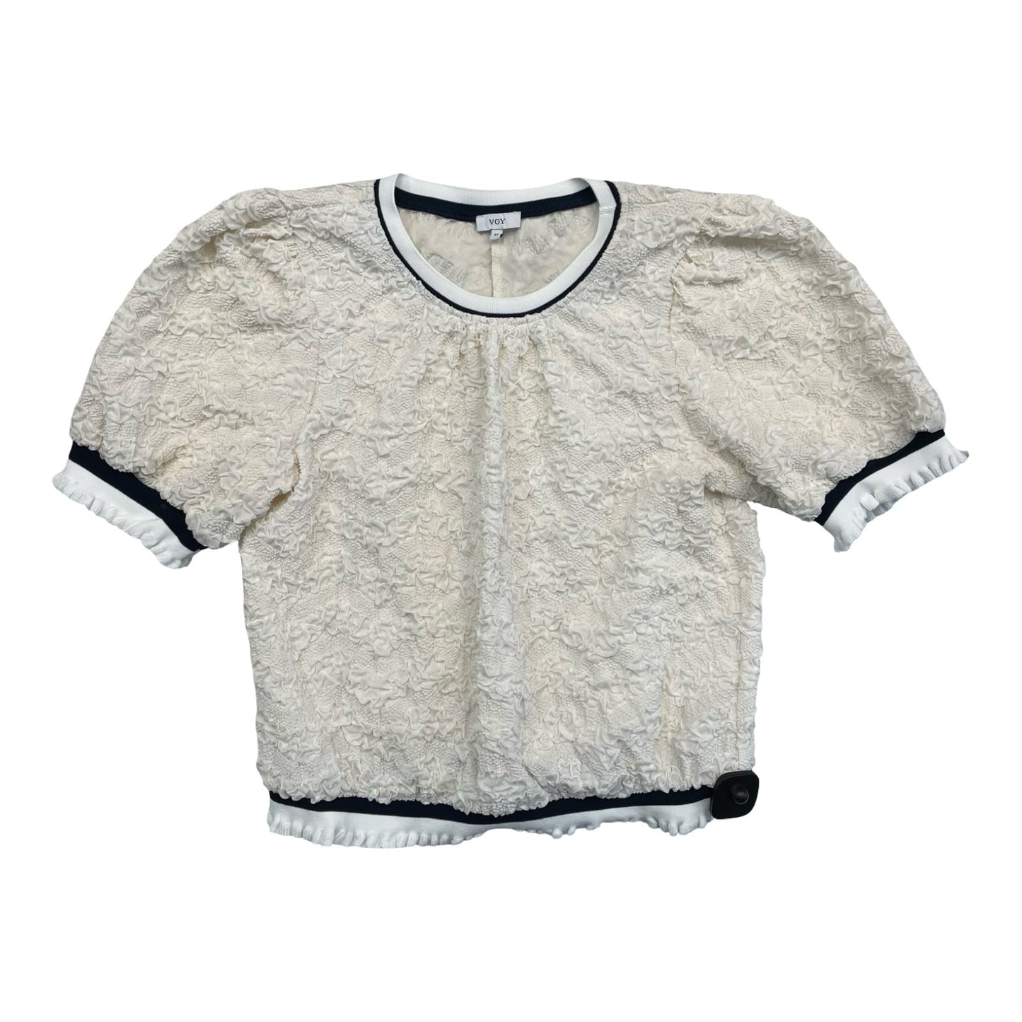 Top Ss By Voy In White, Size:M