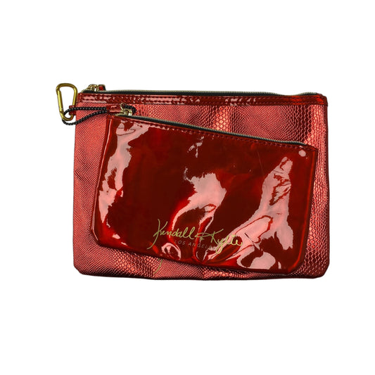 Makeup Bag By Clothes Mentor In Red, Size:Medium