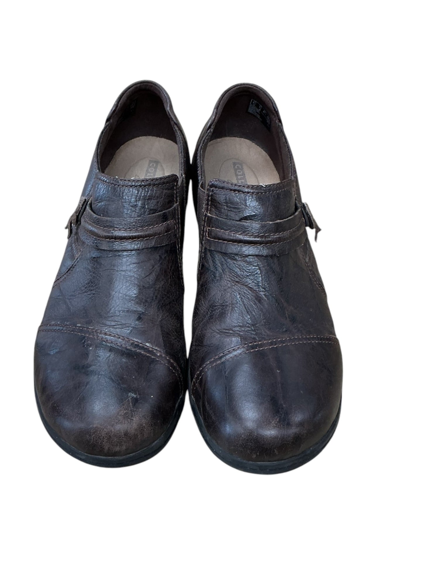 Shoes Flats By Clarks In Brown, Size:11