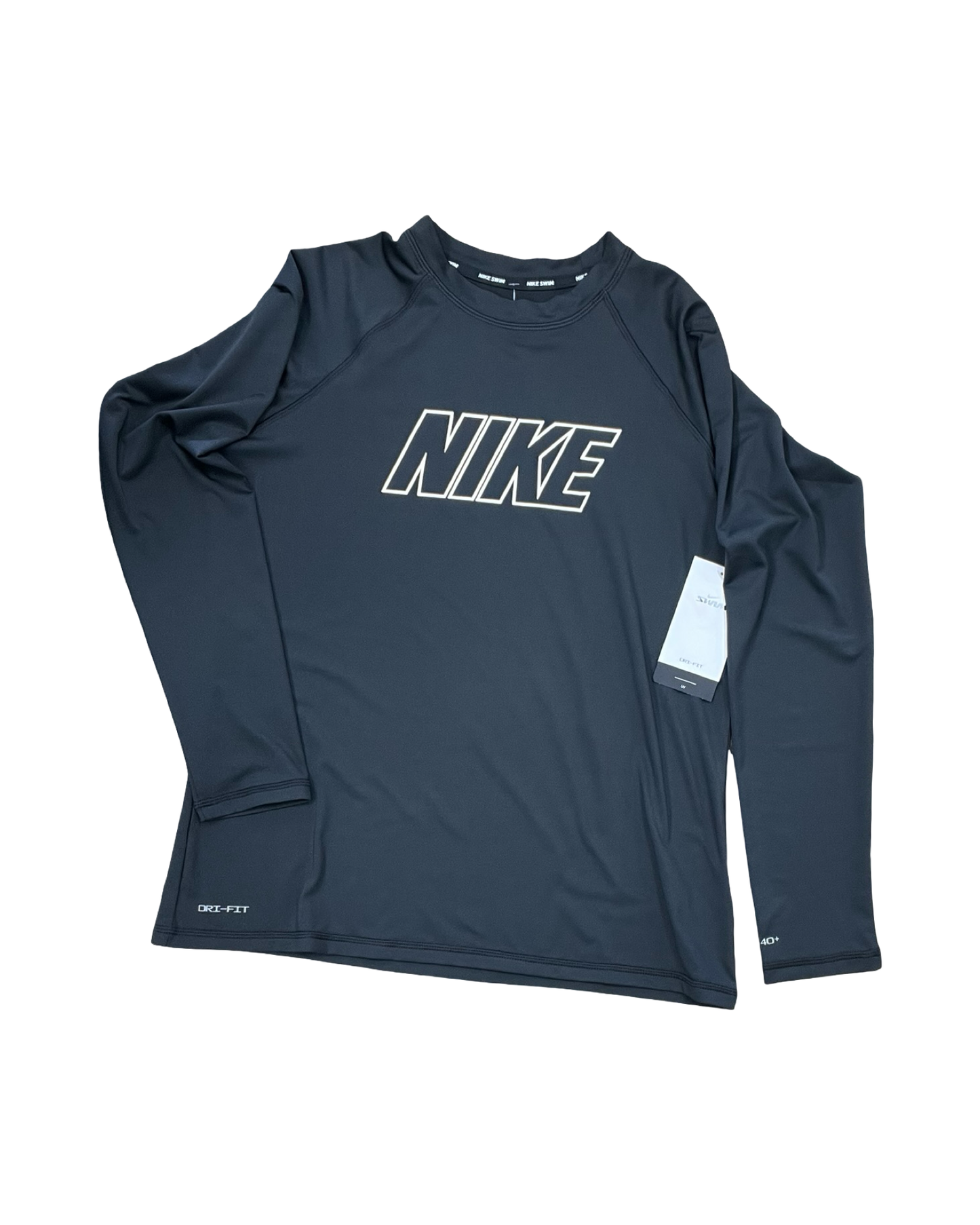 Athletic Top Ls Hoodie By Nike In Black, Size:L