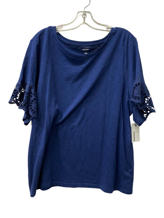 Top Ss By Sonoma In Blue, Size:Xxl