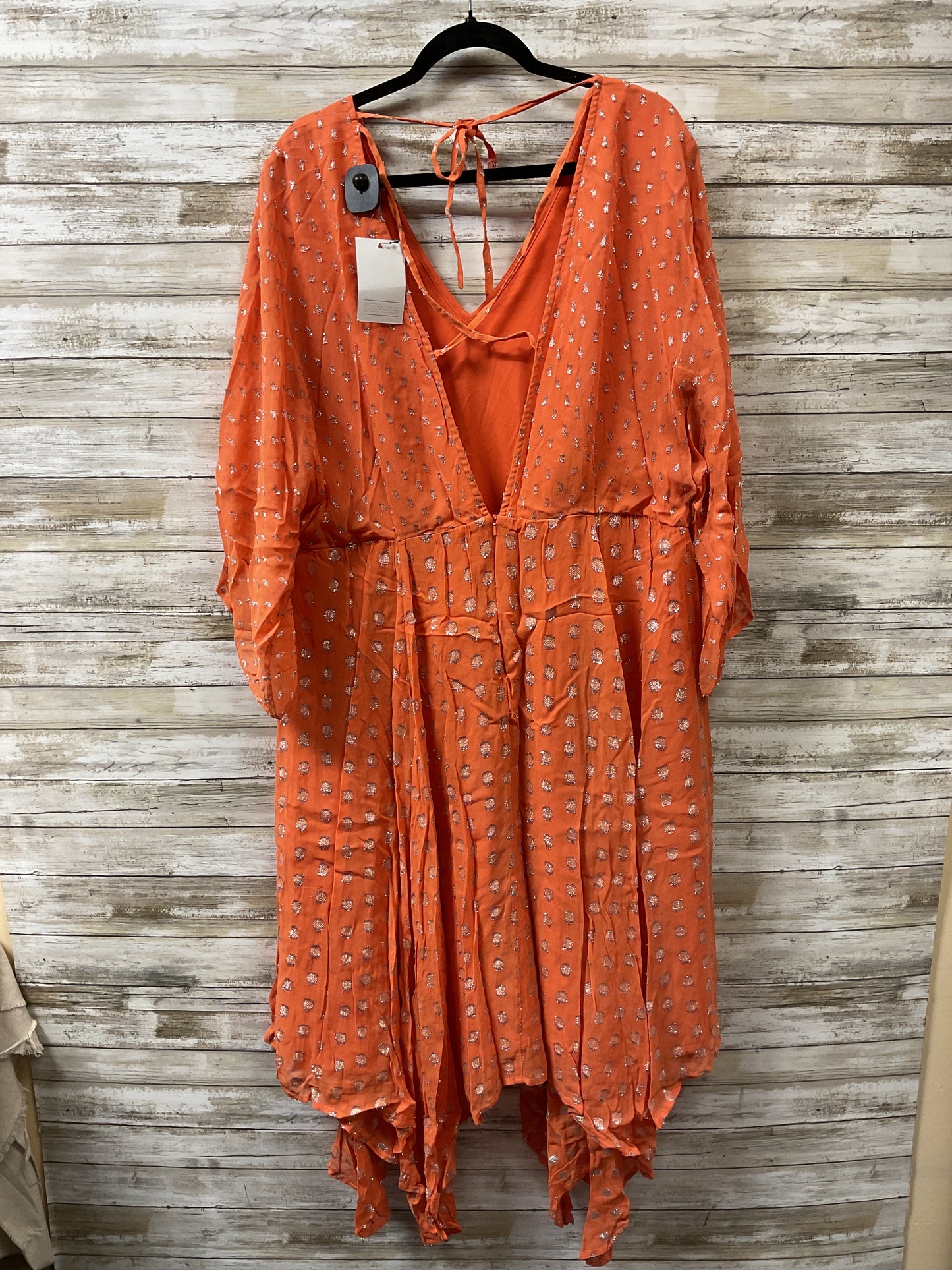 Dress Party Midi By Asos In Orange, Size:16