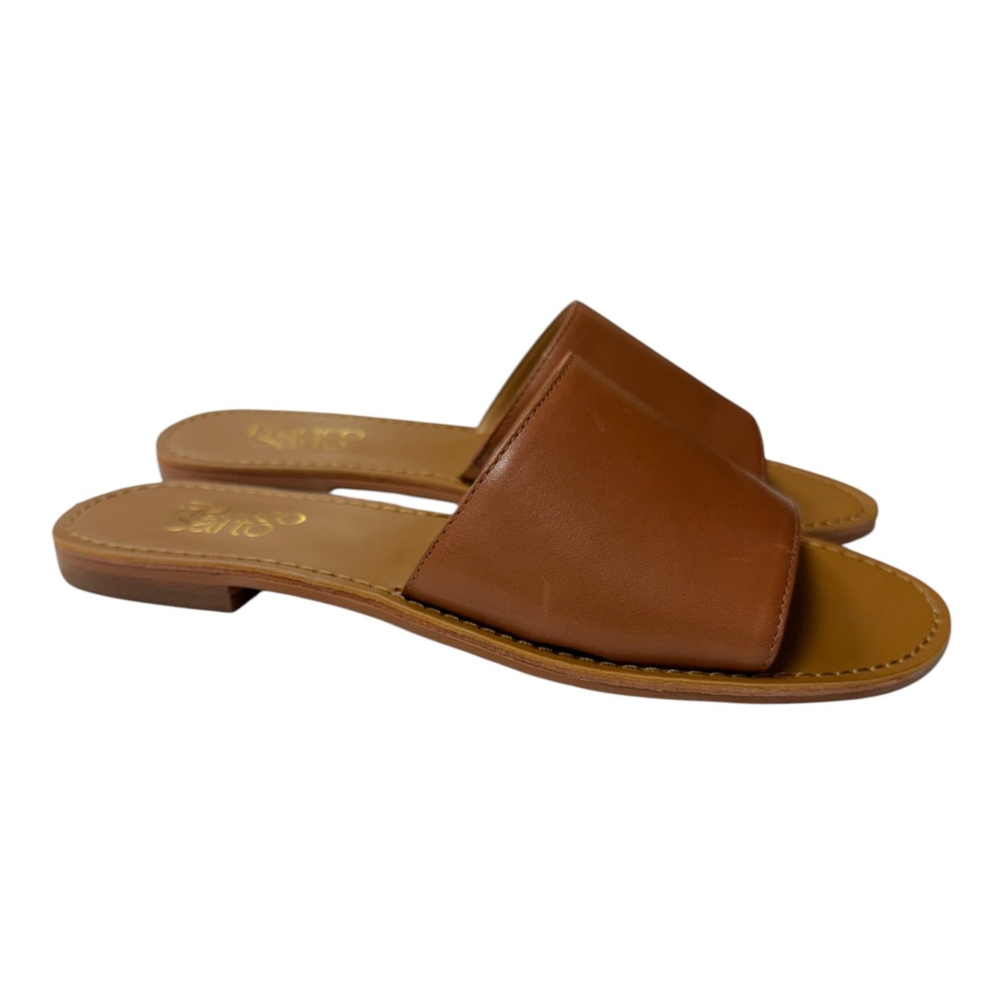 Sandals Flats By Franco Sarto In Brown, Size:6.5