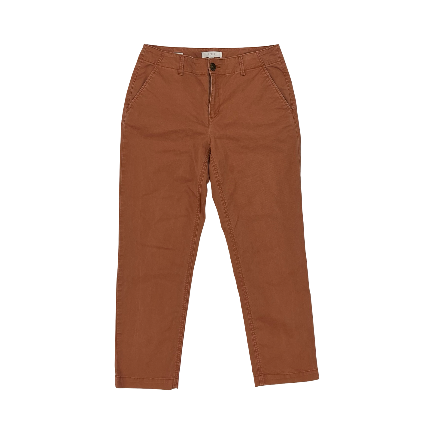 Pants Chinos & Khakis By Loft In Brown, Size:6