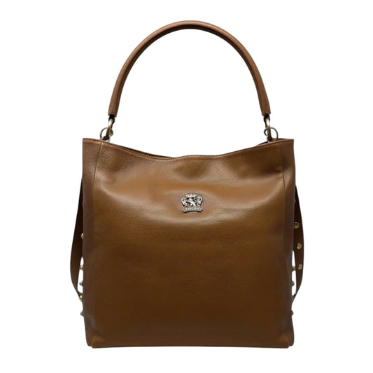 AS IS Poppi B352 Italian Leather Shoulder Bag By Pratesi, Size: Large