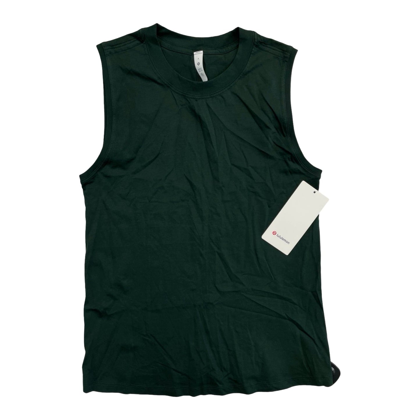Athletic Tank Top By Lululemon In Green, Size:4