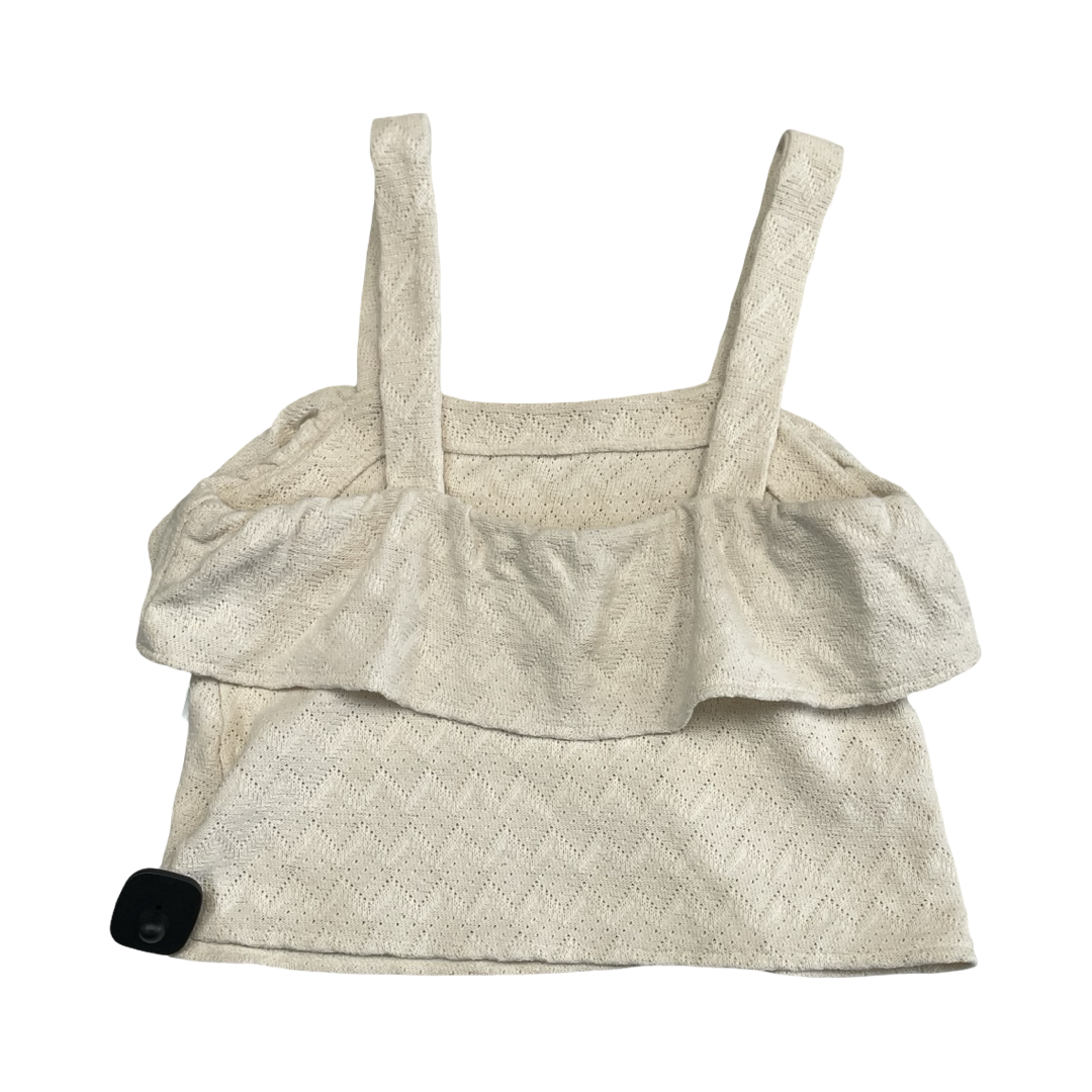 Top Sleeveless By Madewell In Tan, Size:S