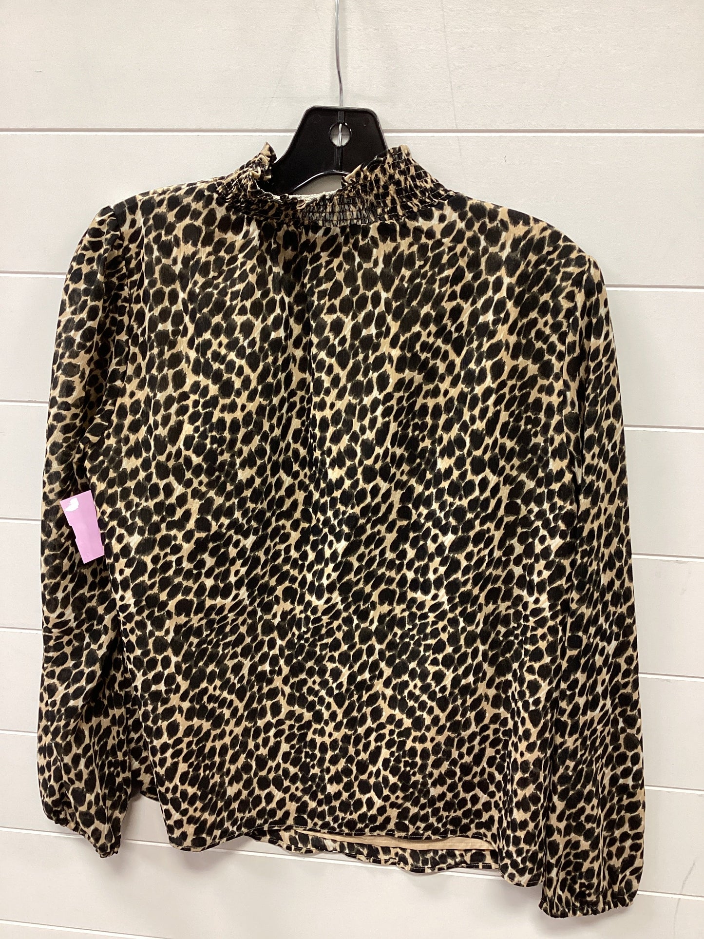 Top Ls By J. Crew In Animal Print, Size:Xs