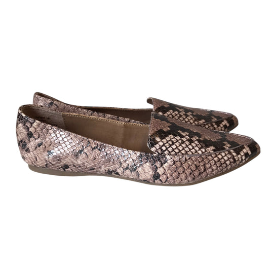 Shoes Flats By Steve Madden In Snakeskin Print, Size:6