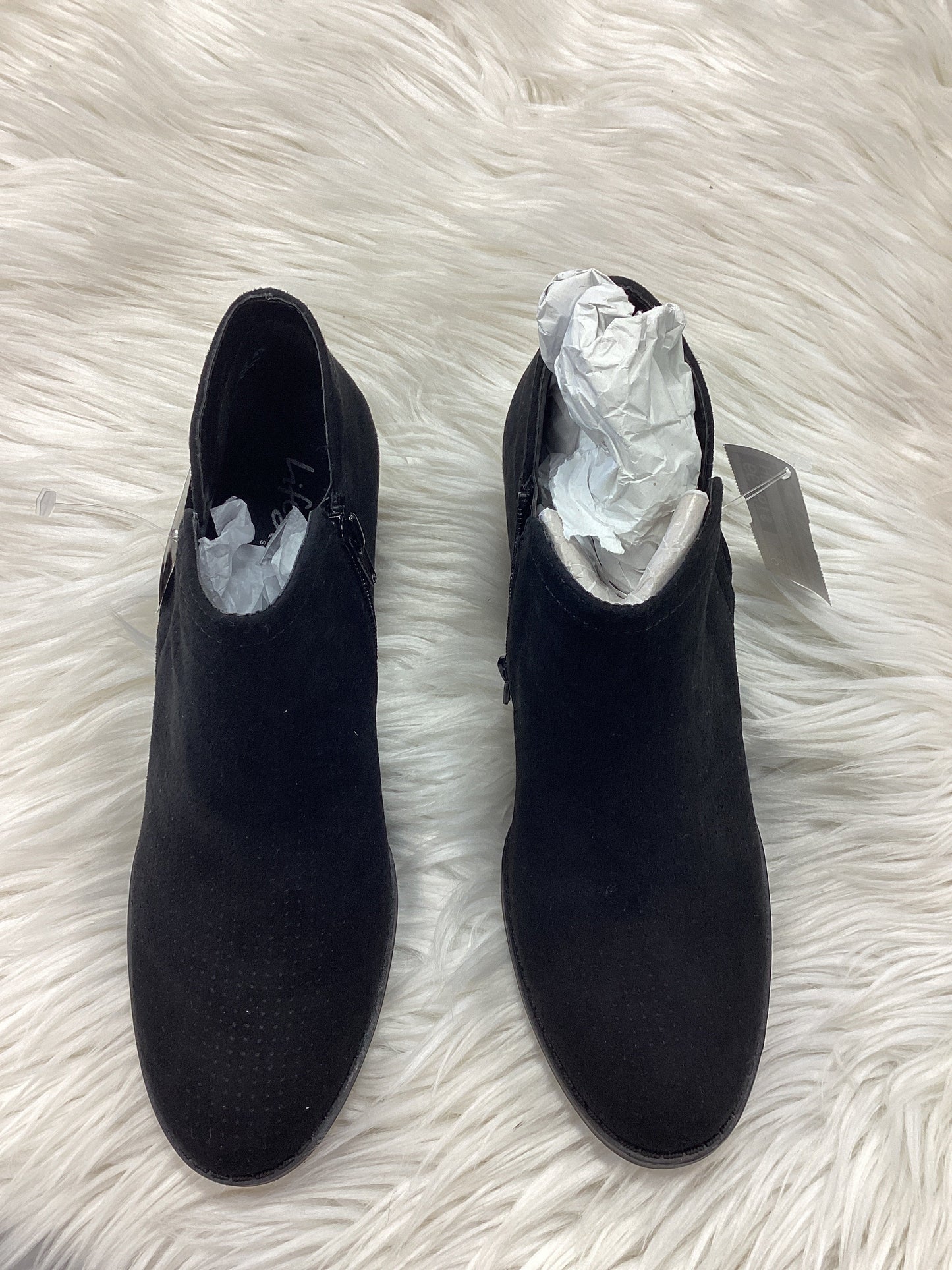 Boots Ankle Heels By Life Stride In Black, Size:6.5