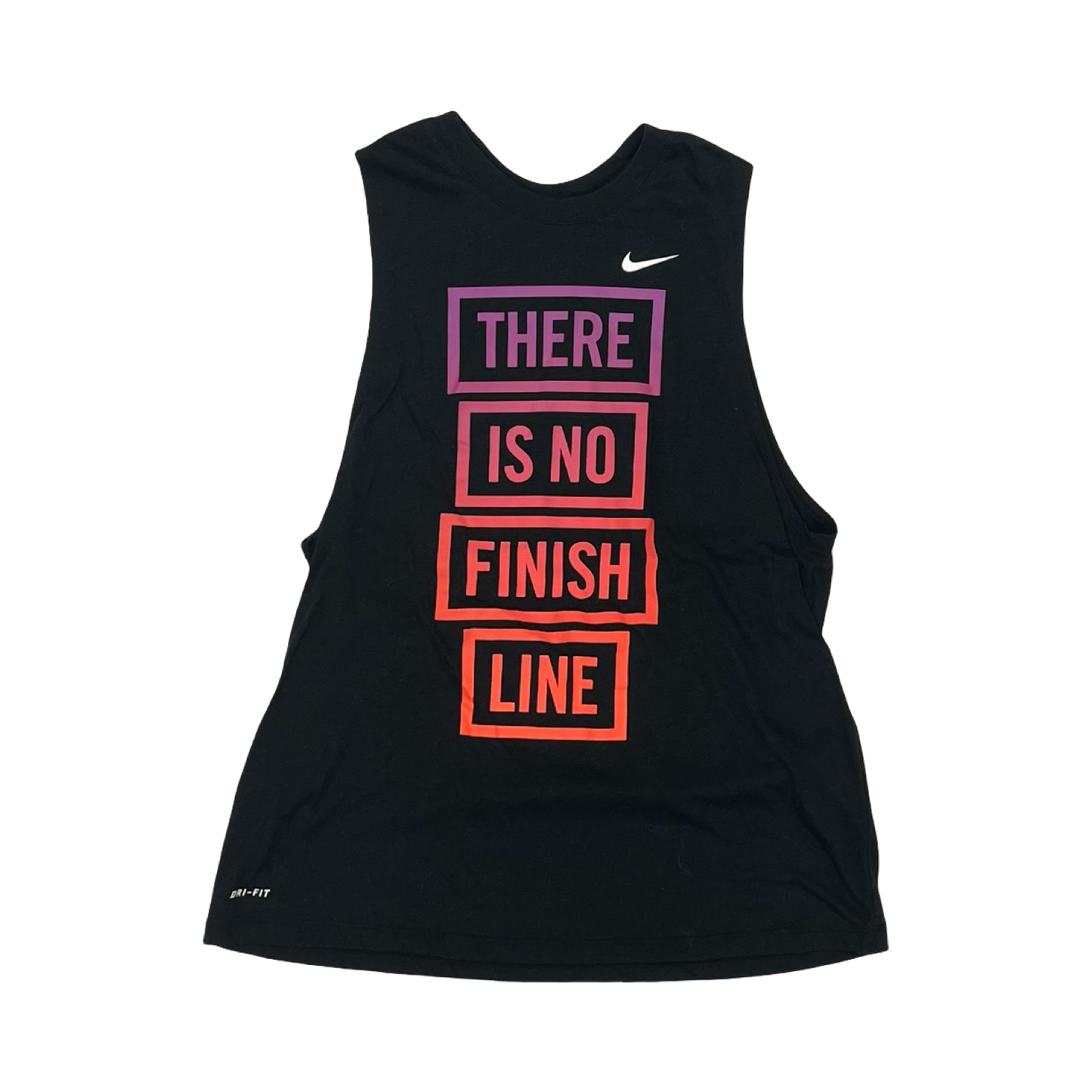 Athletic Tank Top By Nike Apparel In Black, Size:M