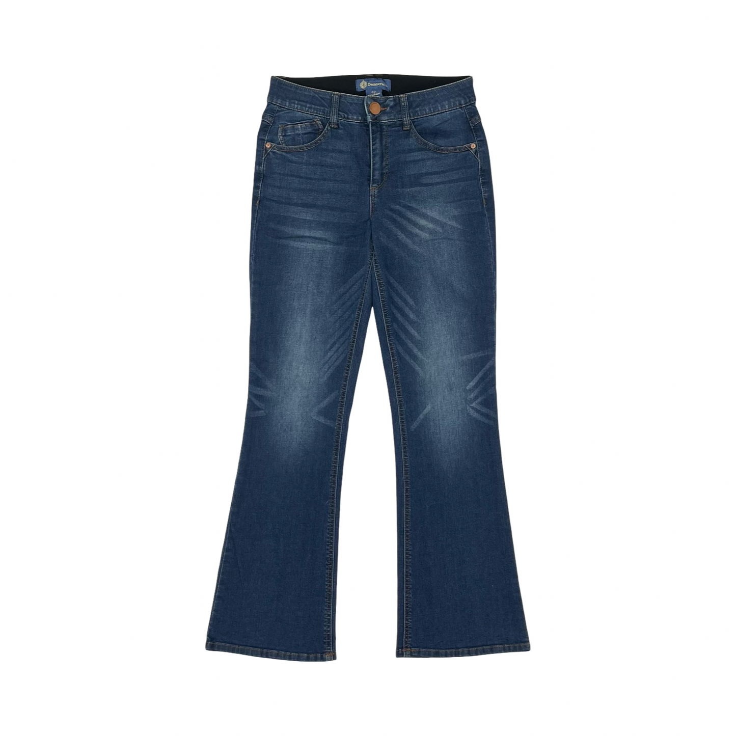 Jeans Boot Cut By Democracy In Blue Denim, Size:6P
