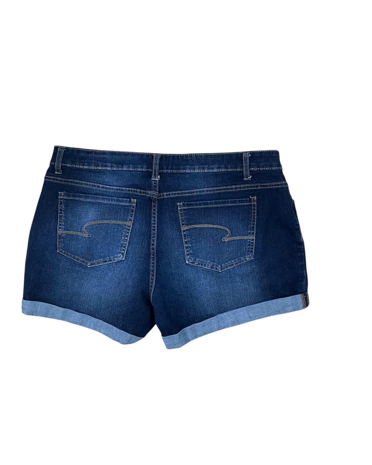 Shorts By Time And Tru In Blue Denim, Size:16