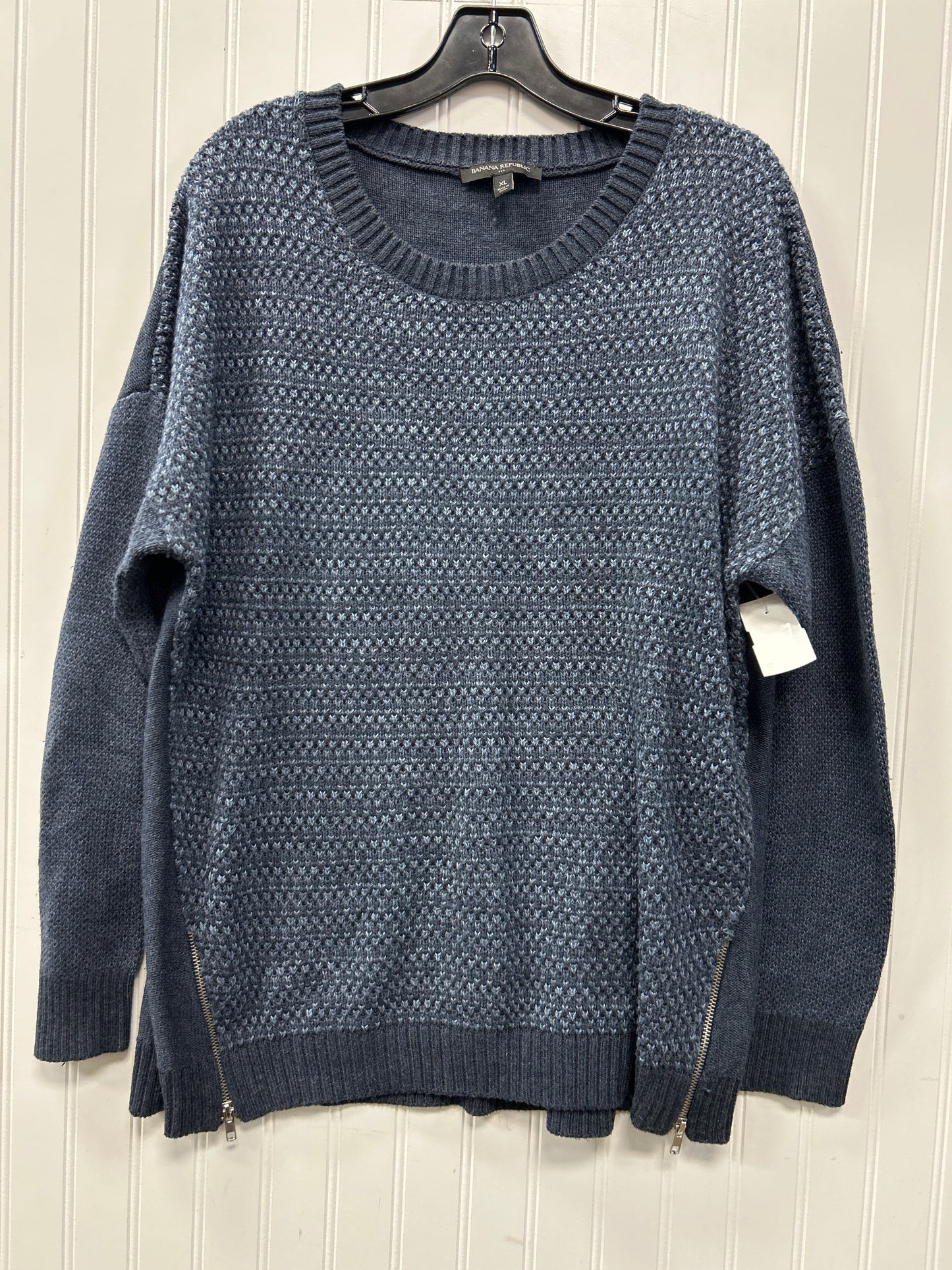 Sweater By Banana Republic In Navy, Size:Xl