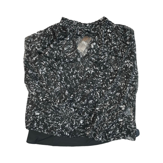 Top Ls By Inc In Black & White, Size:L