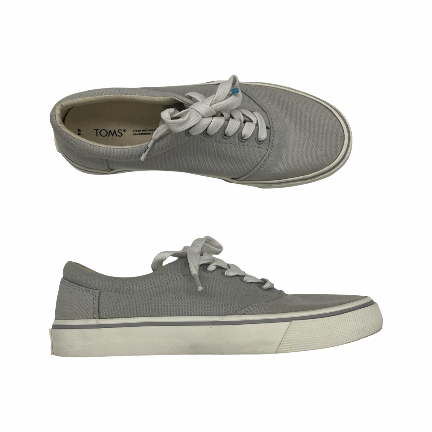 Shoes Sneakers By Toms In Grey, Size:8