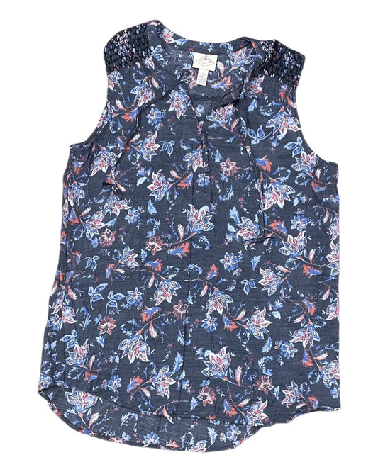 Top Sleeveless By St Johns Bay In Blue, Size:L