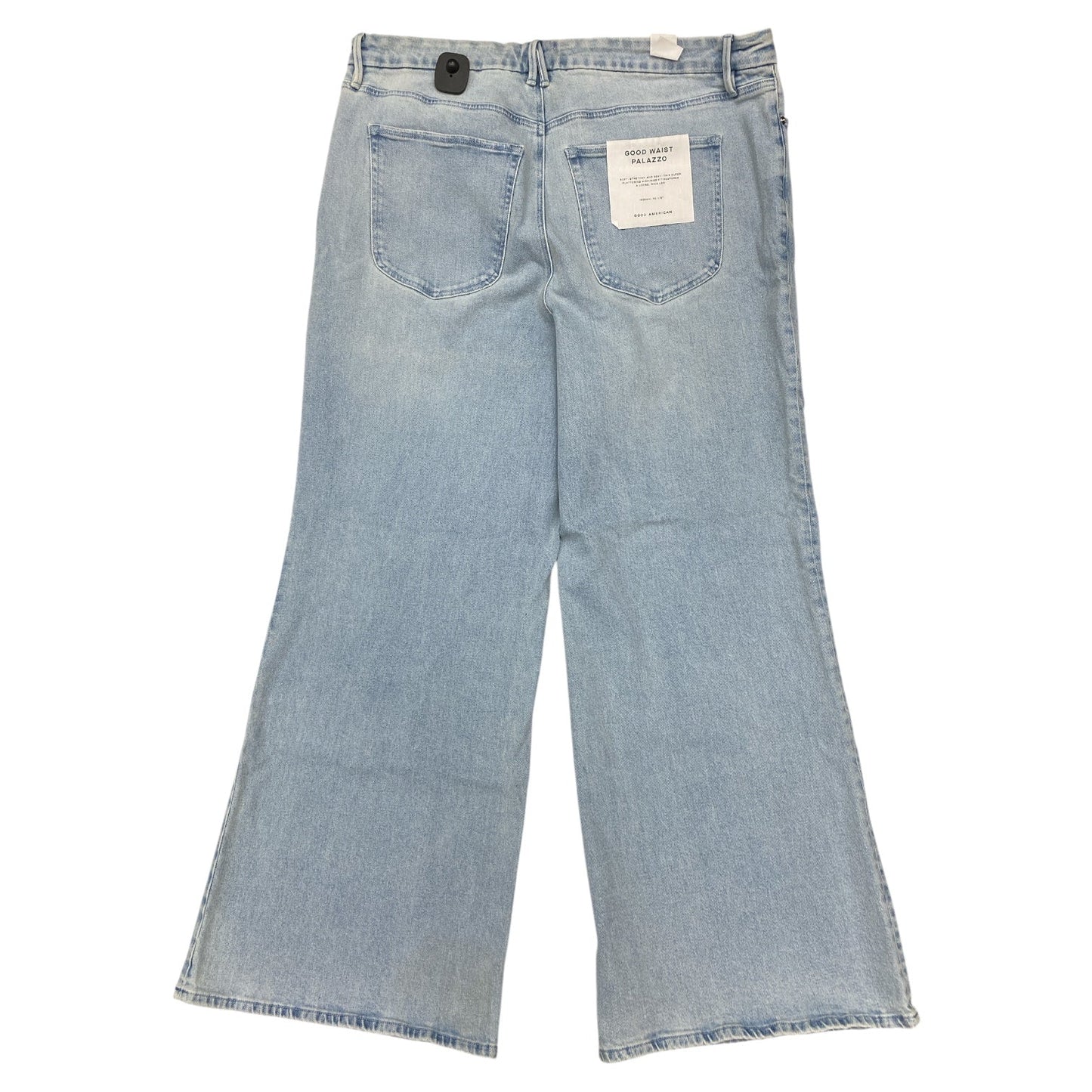 Jeans Wide Leg By Good American In Blue, Size:20