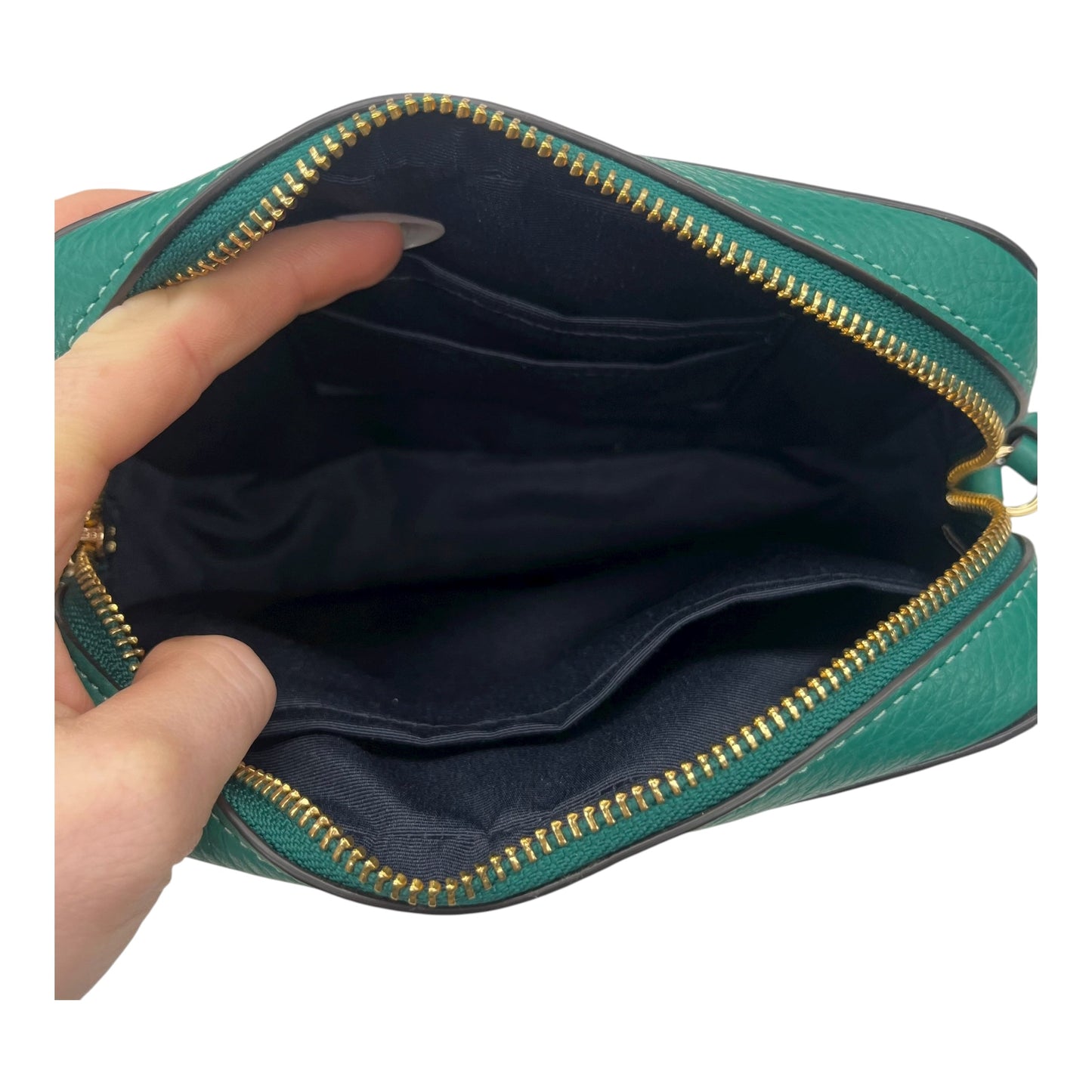 Crossbody Designer By Coach In Green, Size:Small