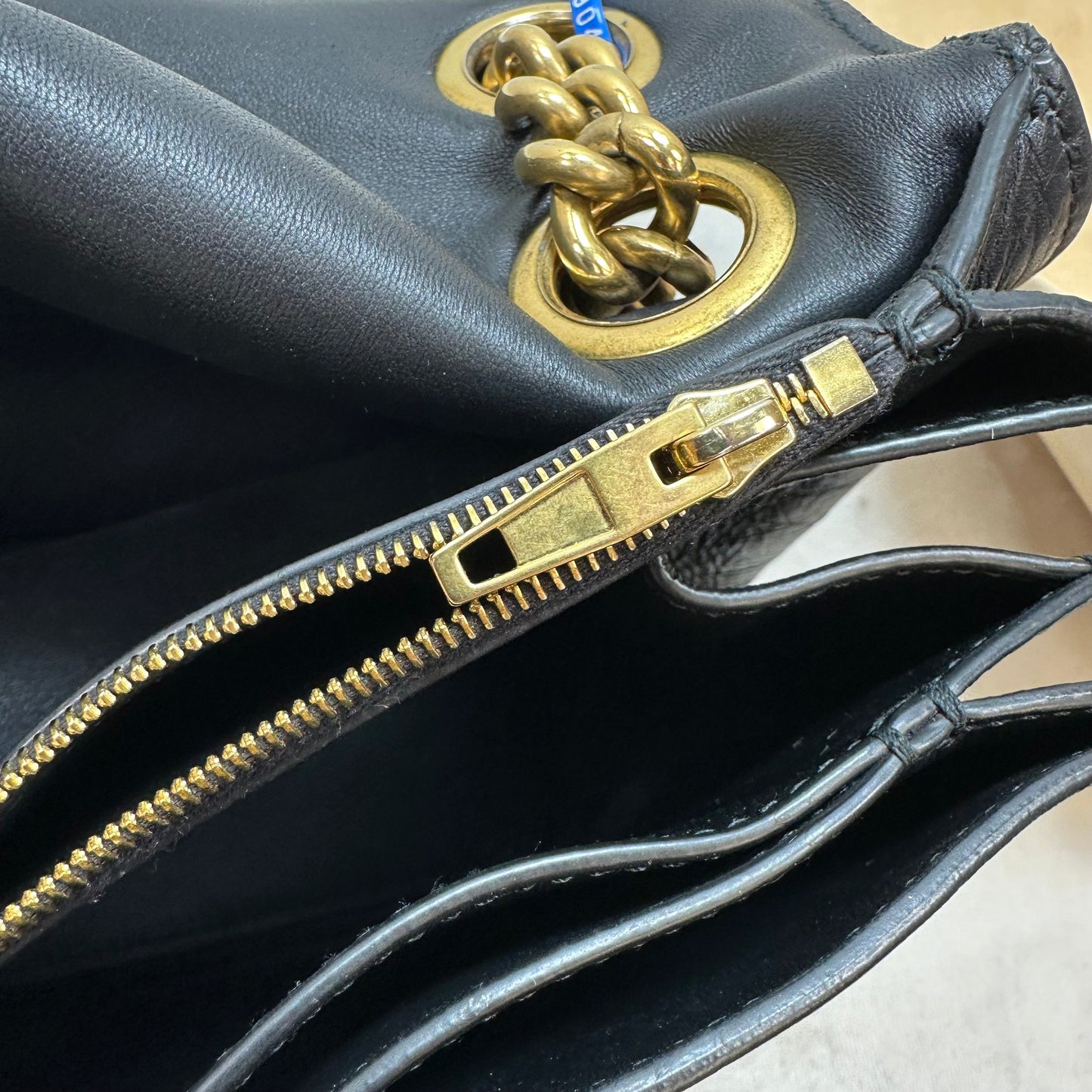 Balenciaga Crush large chain shoulder bag Handbag Luxury Designer By Balenciaga, Size: Large