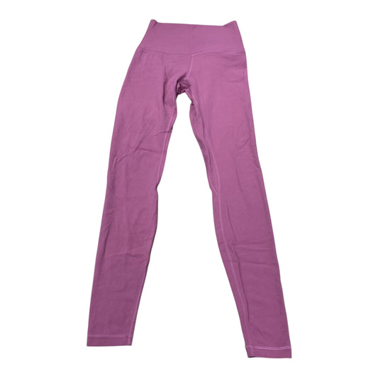 Athletic Leggings By Lululemon In Pink, Size:4