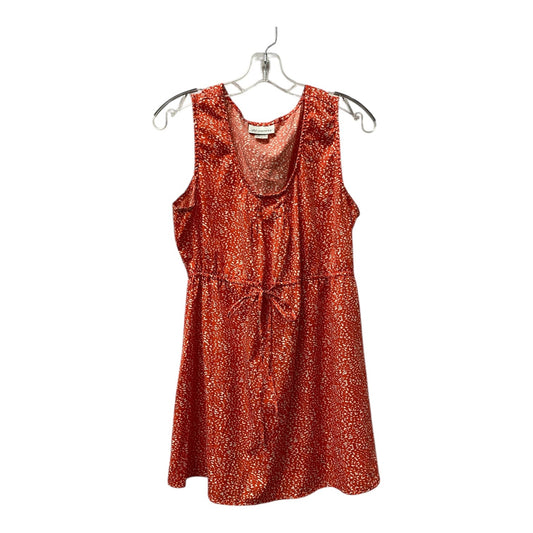 Mat Top Sleeveless By Oh Mamma In Red, Size:L