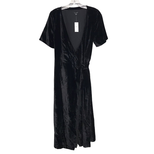 Dress Party Midi By Ann Taylor In Black, Size:M