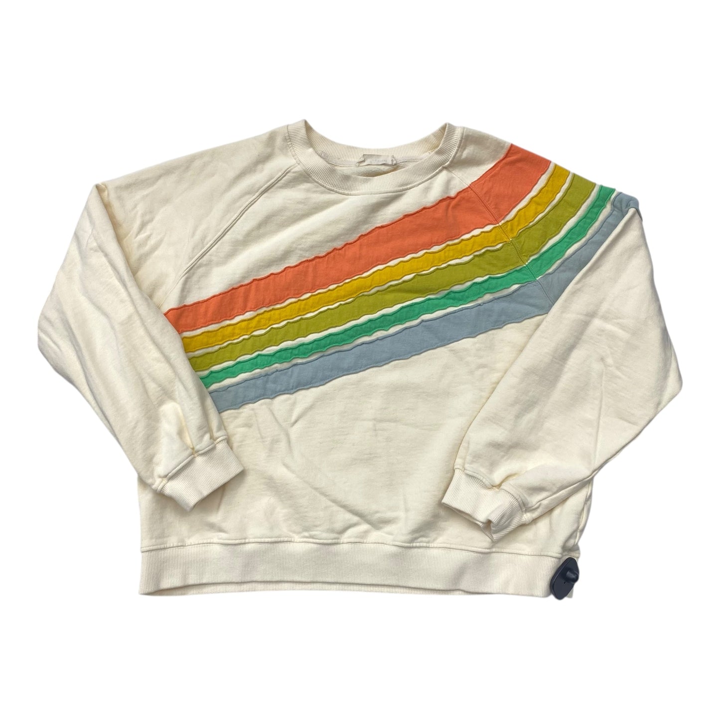 Sweatshirt Crewneck By By Together In Cream, Size:M