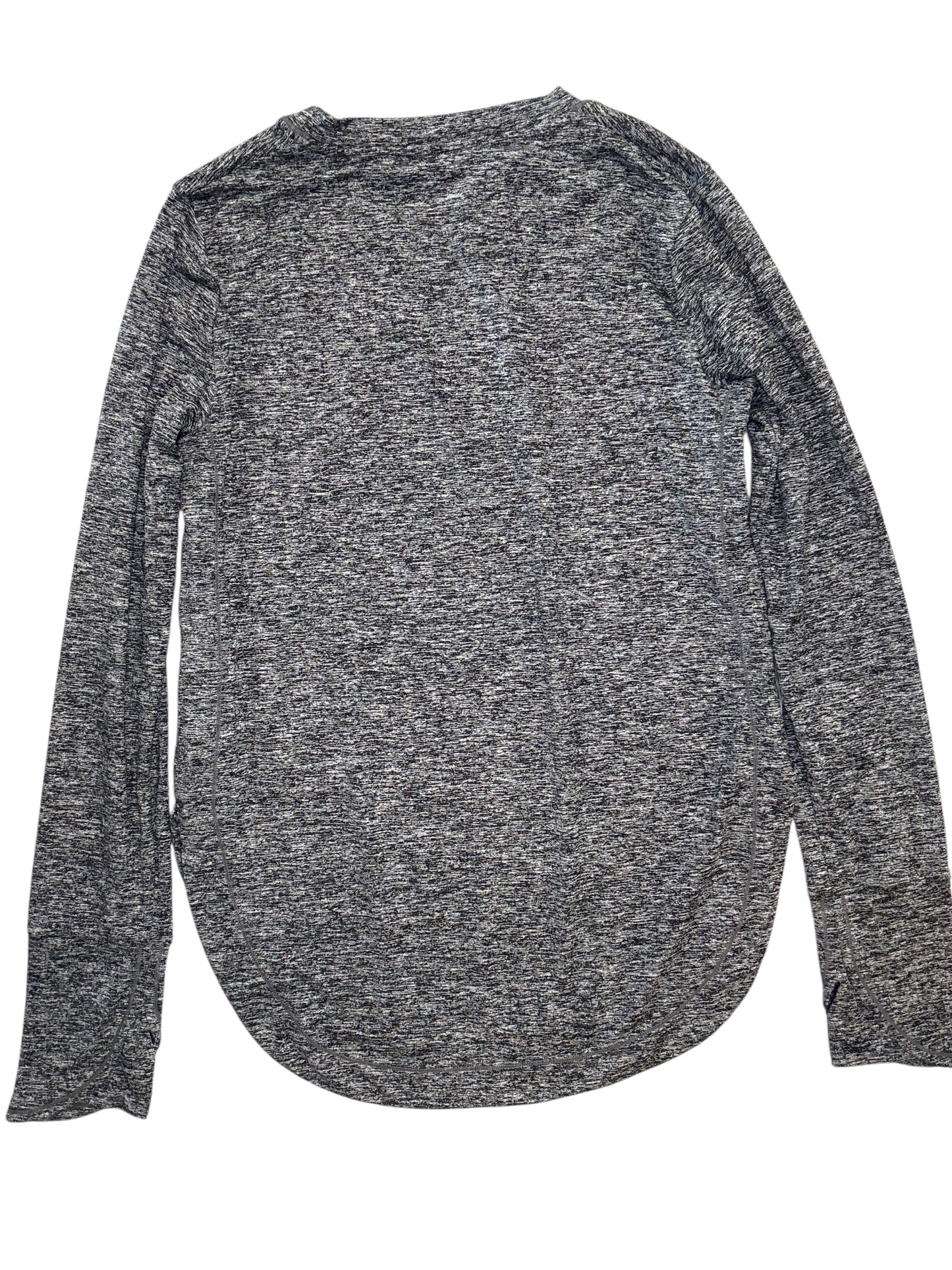 Athletic Top Ls Crewneck By Athleta In Grey, Size:Xs