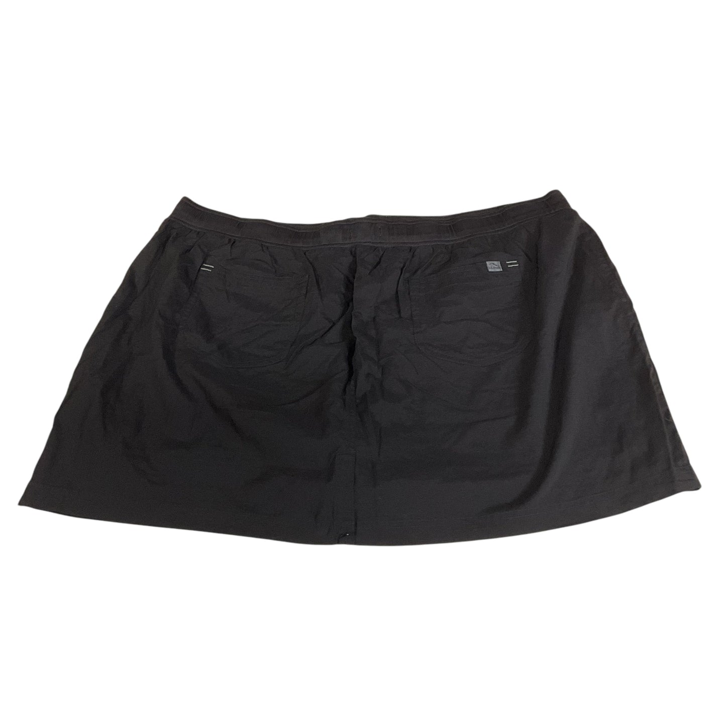 Skort By L.L. Bean In Black, Size:3X