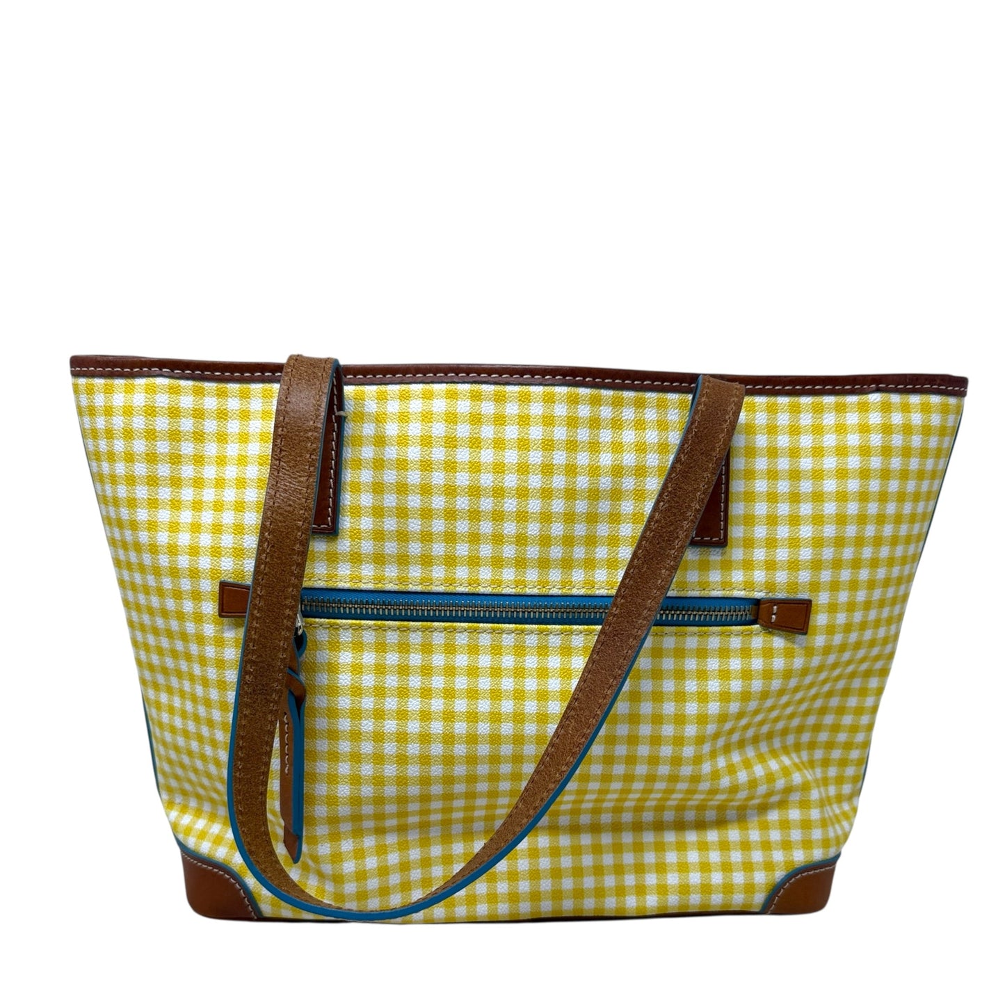 Emily Gingham Tote Designer By Dooney And Bourke, Size: Medium