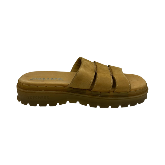 Sandals Flats By Skechers In Yellow, Size:9