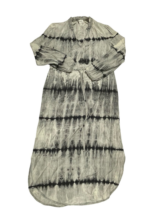 Dress Casual Midi By Cloth & Stone In Black & Grey, Size:Xxs