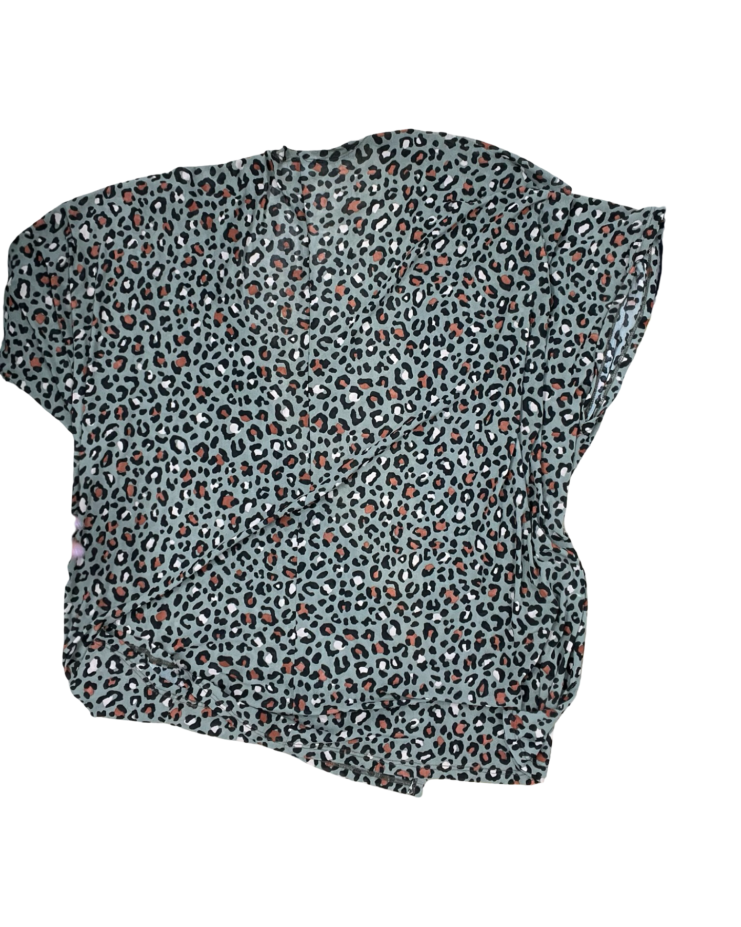 Cardigan By Texas True Threads In Animal Print, Size:L